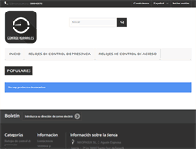 Tablet Screenshot of control-horario.es